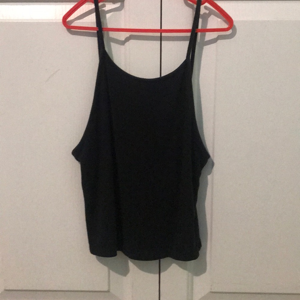 Tank top with open back